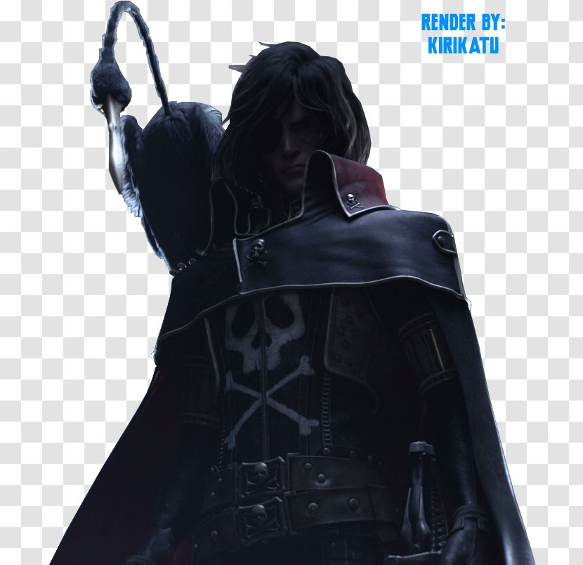 Jacket Coat Electric Blue - Captain Harlock Transparent PNG