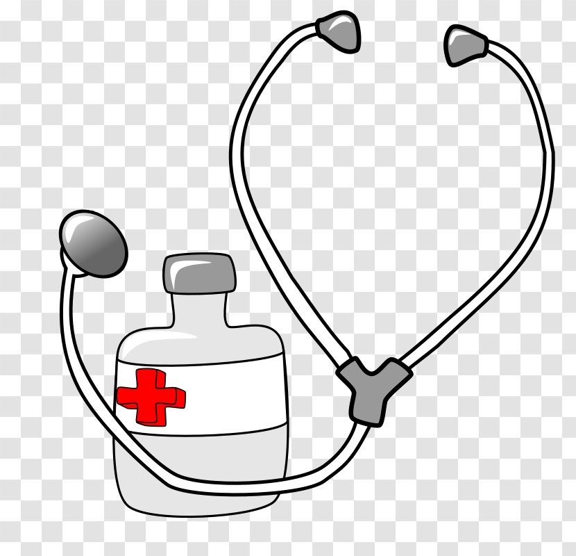 Stethoscope Medicine Free Content Clip Art - Flower - A Picture Of Nurse Transparent PNG