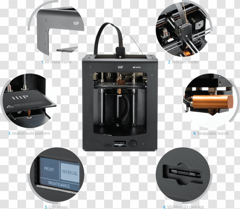 3D Printing Maker Culture Printers - Electronics Accessory - Printer Transparent PNG