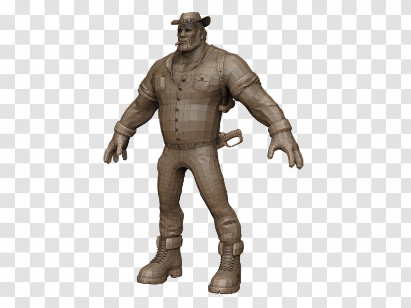Character Figurine Muscle Fiction - Fictional Transparent PNG
