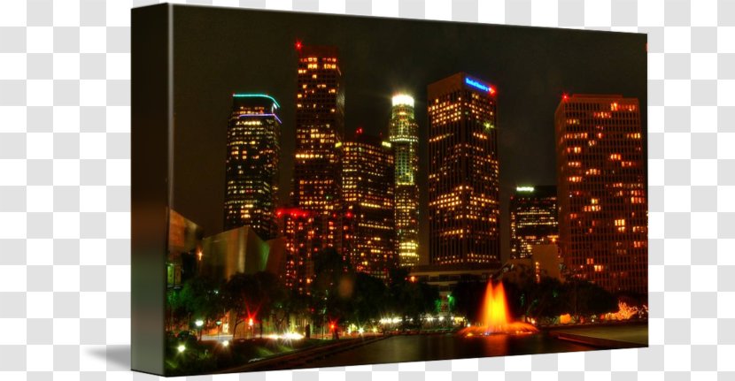 Downtown Los Angeles Refactoring With Microsoft Visual Studio 2010 Skyline Gallery Wrap Cityscape Transparent PNG