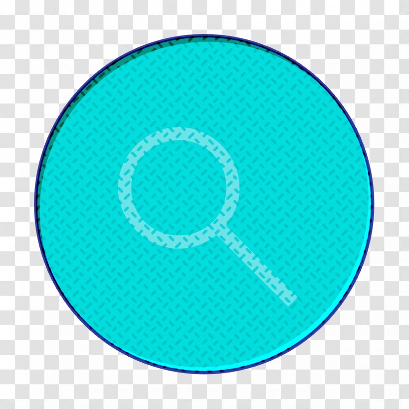 Find Icon Magnifier Search - Teal Turquoise Transparent PNG
