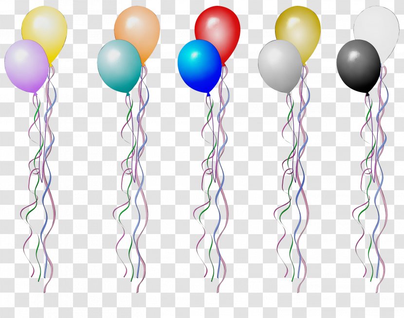 Balloon Product Design Line - Party Supply Transparent PNG
