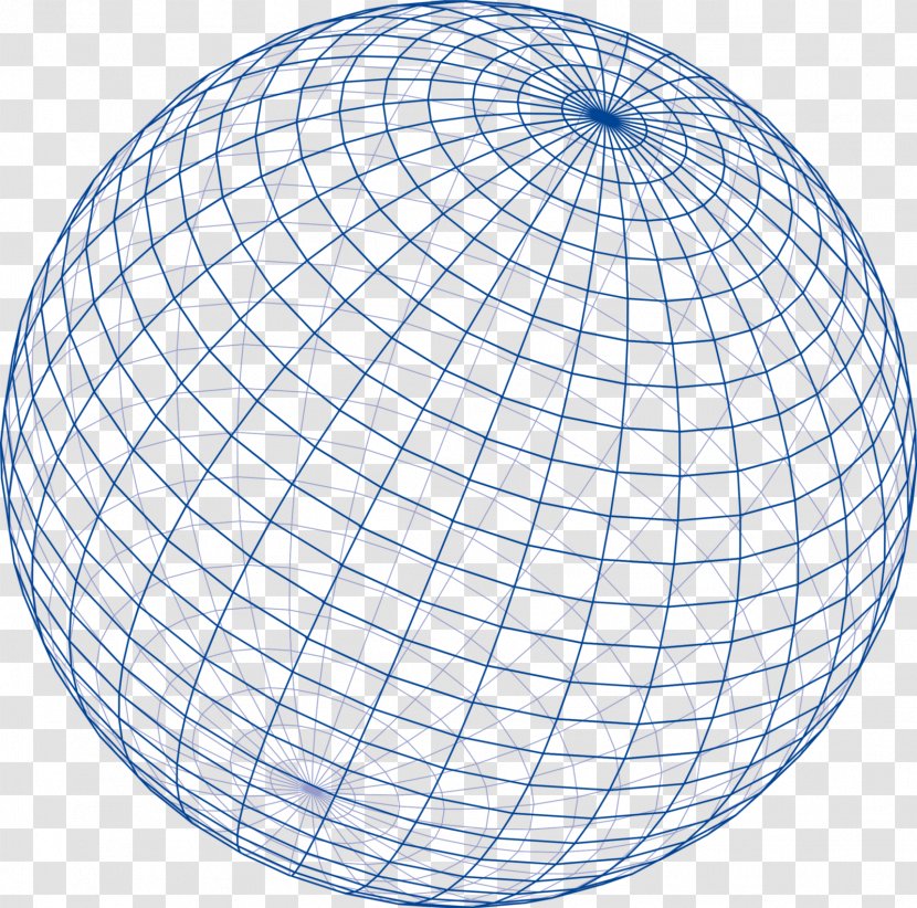 Globe Sphere Clip Art - Point - Grid Transparent PNG