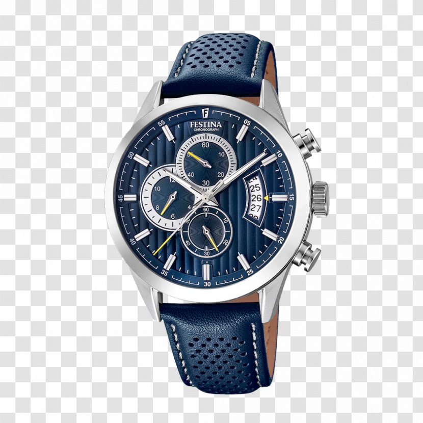 Watch Chronograph Carl F. Bucherer Blue Festina - Metal Transparent PNG