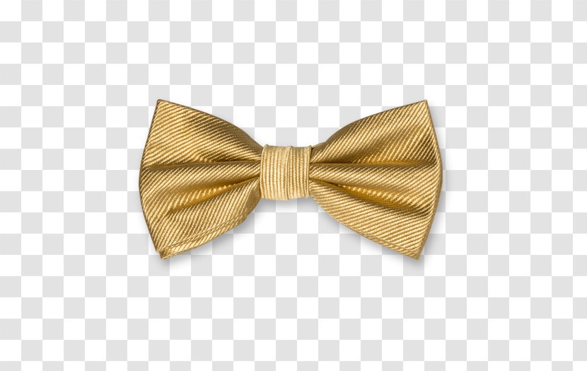 Bow Tie Necktie Einstecktuch Knot Silk - Gold Transparent PNG