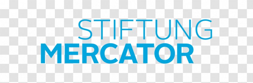 Stiftung Mercator Logo Foundation Europe Africa - Electric Blue Transparent PNG