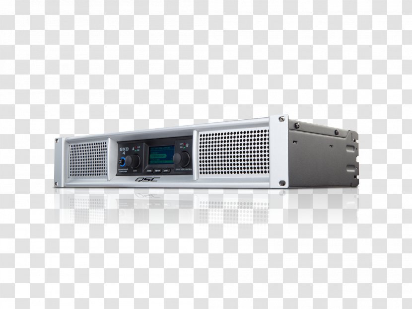 QSC GXD 8 Audio Power Amplifier Products Electronics - Accessory Transparent PNG