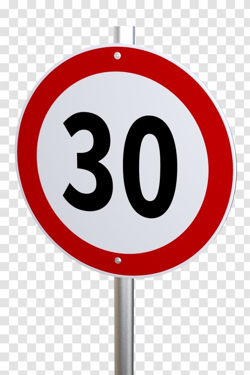 Traffic Sign Speed Limit - Signs Transparent PNG