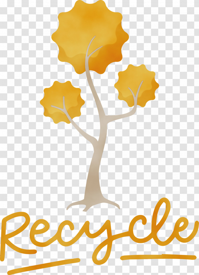 Leaf Yellow Line Meter M-tree Transparent PNG