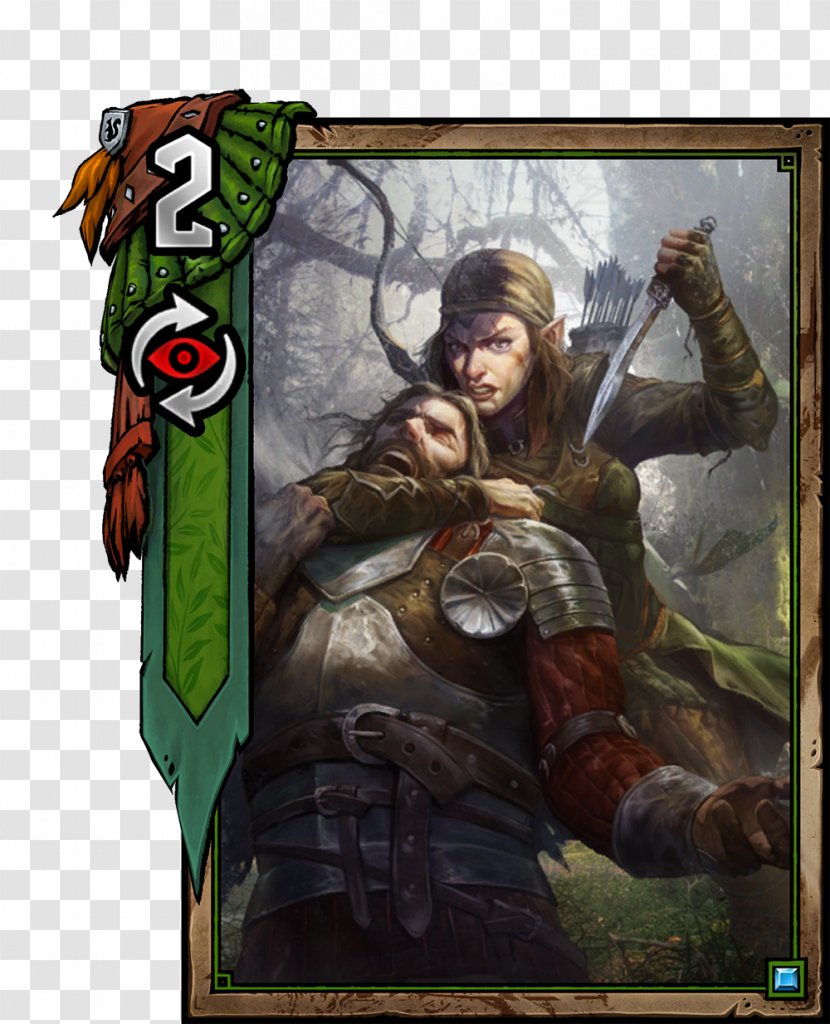 Gwent: The Witcher Card Game Elf 3: Wild Hunt Mercenary Goblin - Ciri Transparent PNG