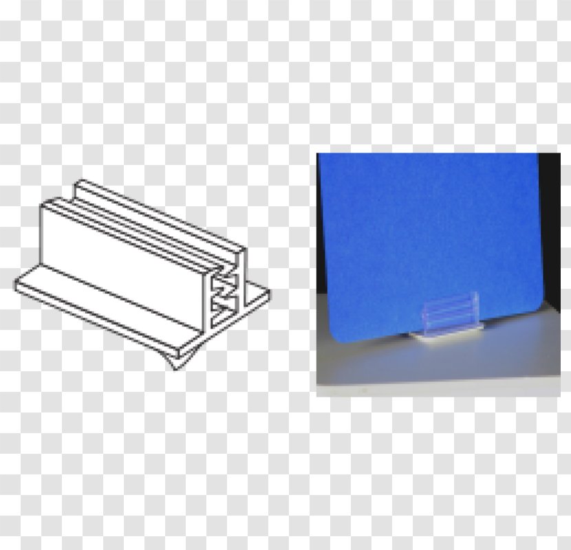 Cobalt Blue Angle Material - X Display Rack Template Transparent PNG
