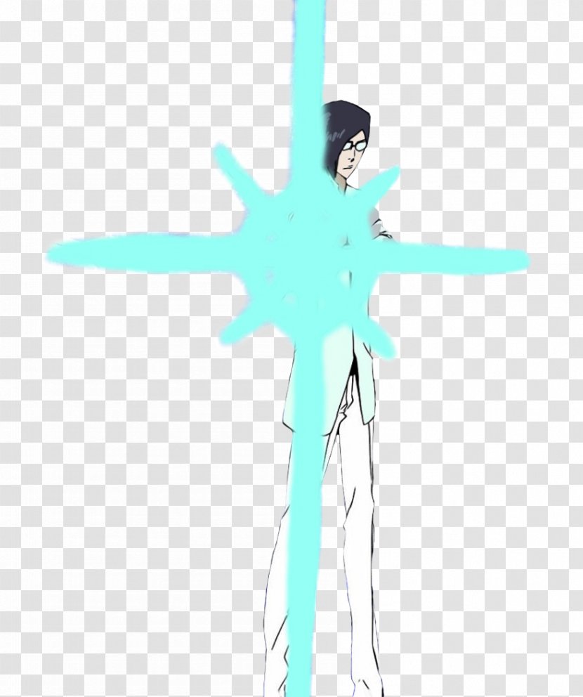 Turquoise Character Line Fiction - Joint Transparent PNG