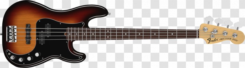 Fender Precision Bass V Jaguar Jazz Guitar - Watercolor Transparent PNG