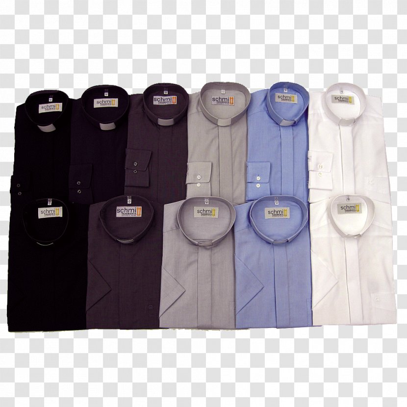 Clerical Collar T-shirt Black White - Tshirt - Ramen Shop Transparent PNG