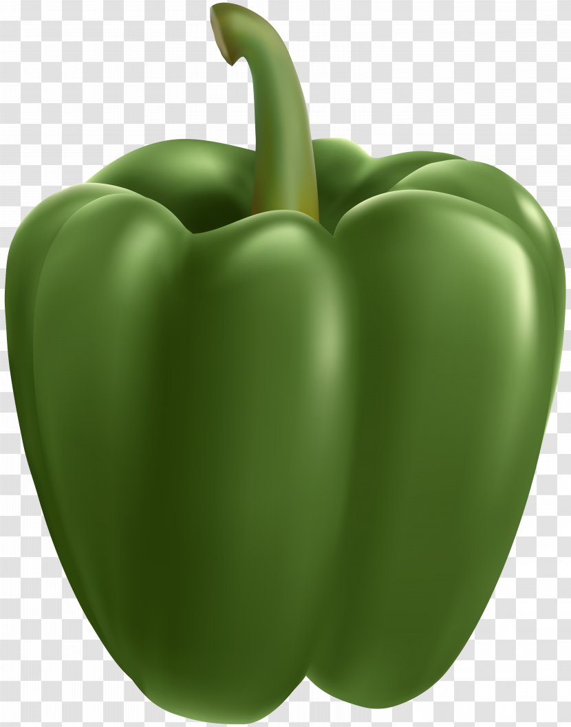 Green Bell Pepper Chili Vegetable Clip Art Transparent PNG