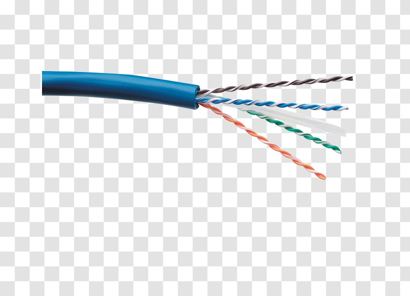 Network Cables Câble Catégorie 6a Twisted Pair Category 6 Cable TIA/EIA-568 - Patch Transparent PNG