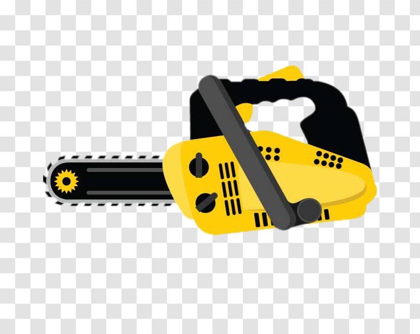 Chainsaw Euclidean Vector - Cartoon Transparent PNG