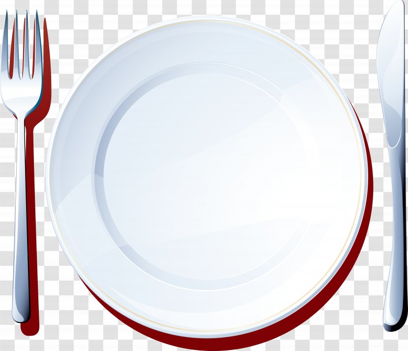 Fork Porcelain Spoon Plate - Dishware - Ceremonial Table Transparent PNG