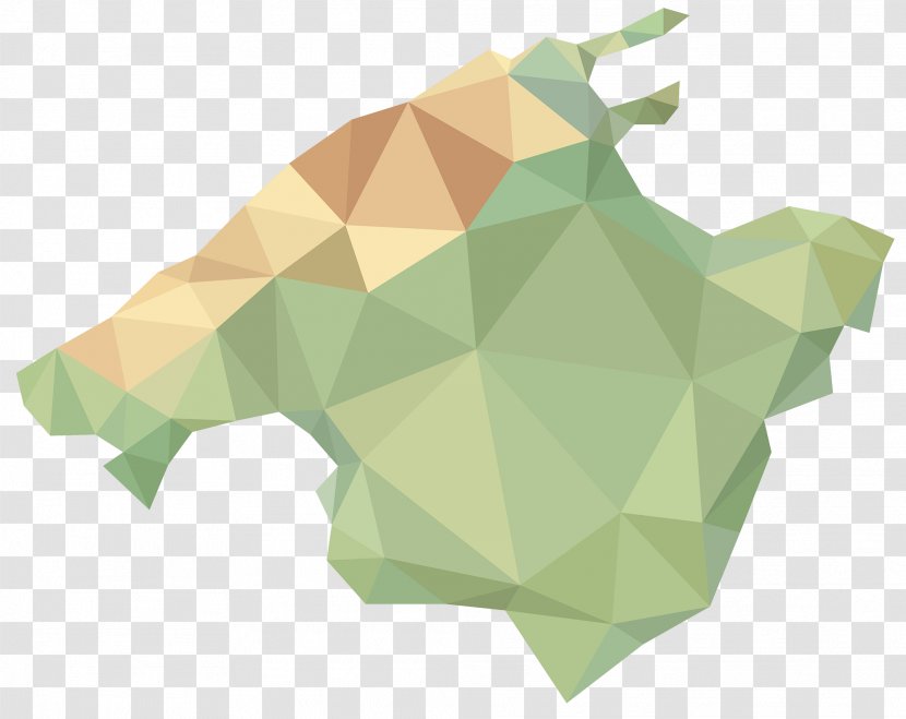 Majorca Stock Photography - Origami - Map Transparent PNG