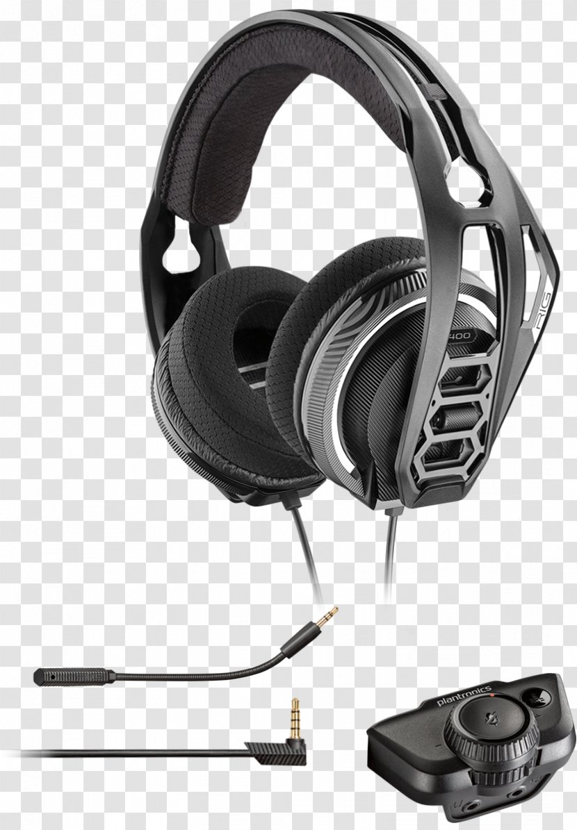 Xbox 360 Wireless Headset Plantronics RIG 800LX 400 Dolby Atmos - Audio - Volume Adjustment Transparent PNG