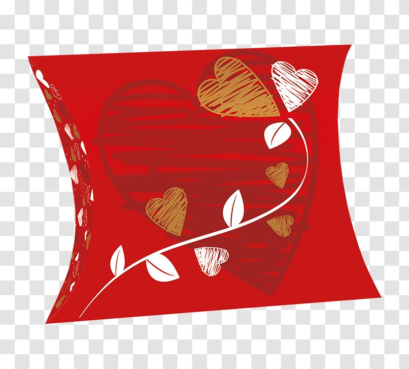 Heart Rectangle Font - Red - Rose Leslie Transparent PNG