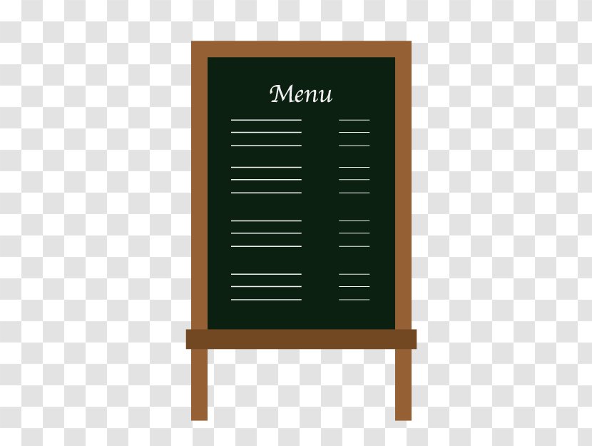 Cafe Blackboard Menu Download - Scalable Vector Graphics - Cartoon Painted Small Transparent PNG