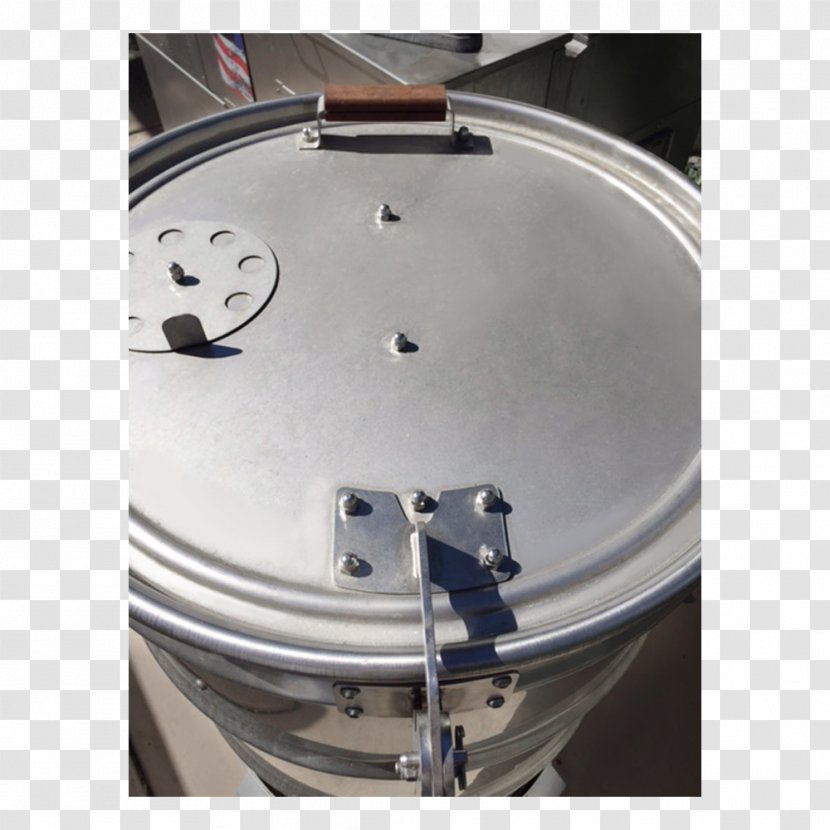 Smoking Drum Steel Hinge Lid - Snare - Big Poppa Transparent PNG