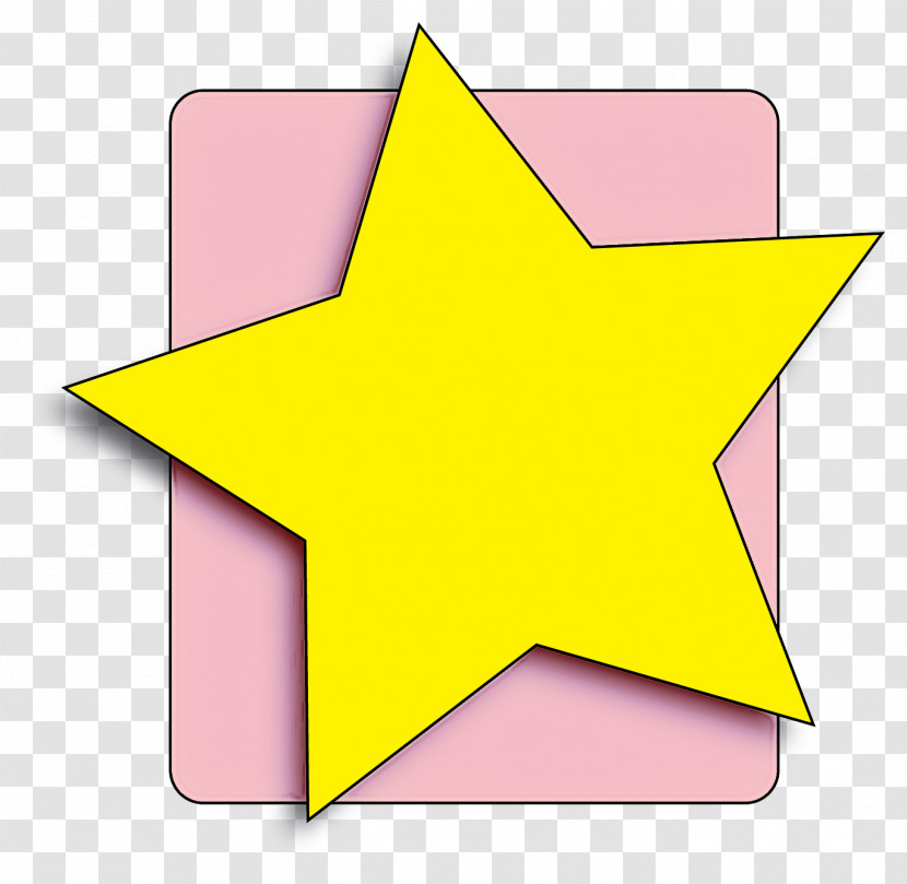 Yellow Star Transparent PNG