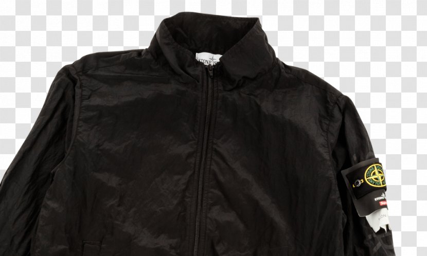 Leather Jacket Waxed MA-1 Bomber Coat - Sleeve Transparent PNG