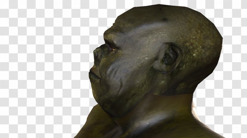 Bronze Sculpture Jaw Bust - Face - Show Yourself Transparent PNG