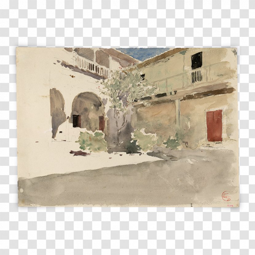 Reus Watercolor Painting The Court Of Alhambra Painter Transparent PNG