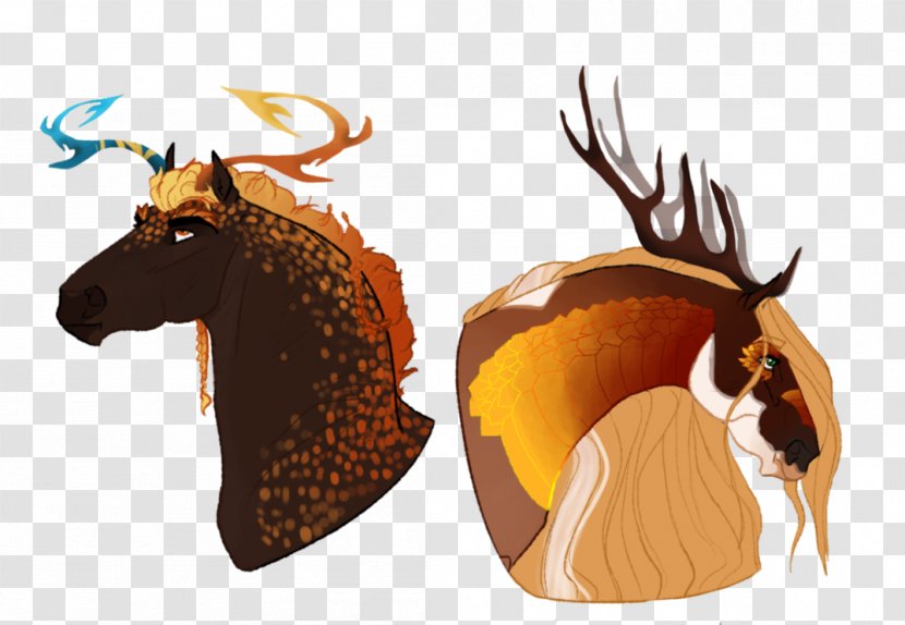 Reindeer Antler Wildlife - Horse Like Mammal Transparent PNG