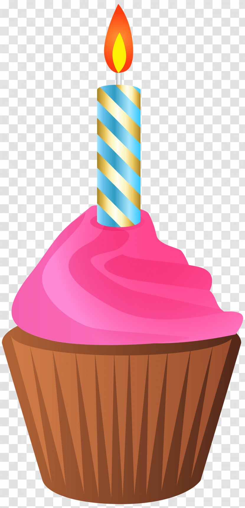 Birthday Candle - Cupcake Cake Transparent PNG