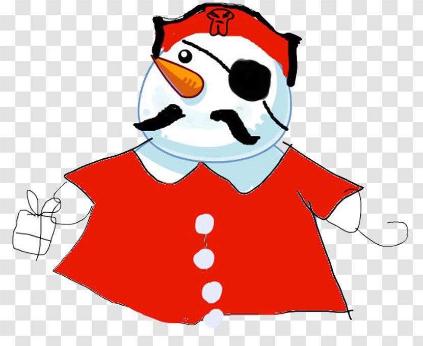 Snowman Drawing Cartoon - Gratis - Pirate Transparent PNG