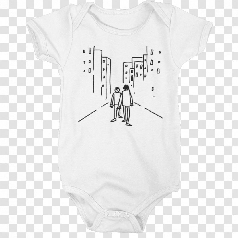 Baby & Toddler One-Pieces T-shirt White Sleeve Font - Onepieces Transparent PNG