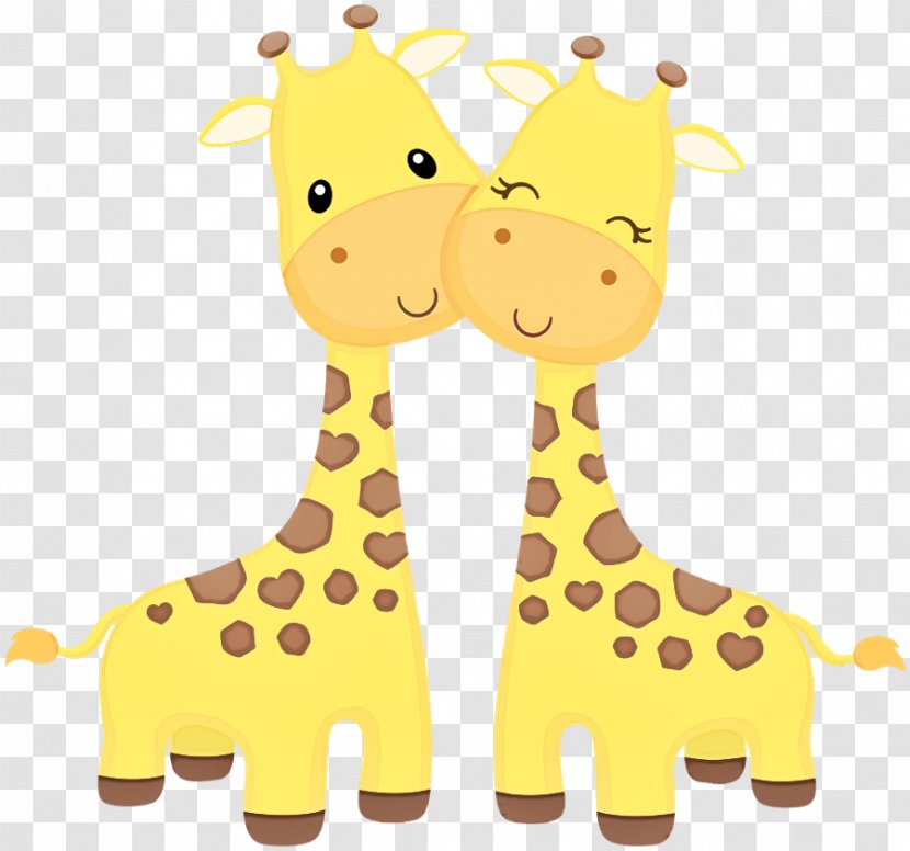Giraffe Giraffidae Yellow Animal Figure Toy - Wildlife Stuffed Transparent PNG