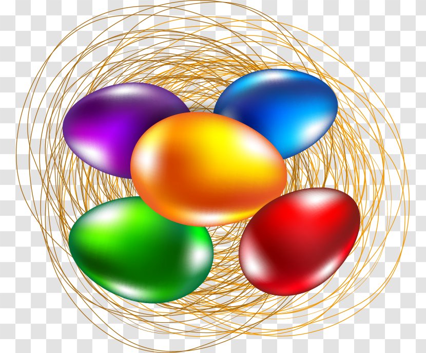 Egg Nest Download - Nest,Eggs Transparent PNG