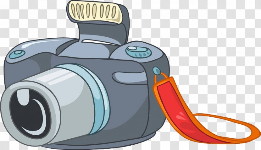 Cartoon Camera Photography - Technology - Hand-painted Transparent PNG