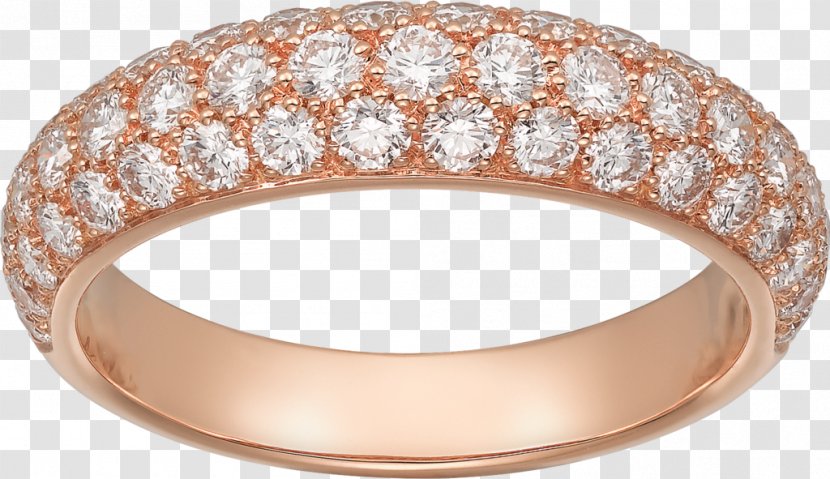 Wedding Ring Cartier Diamond Carat - Geel Goud Transparent PNG