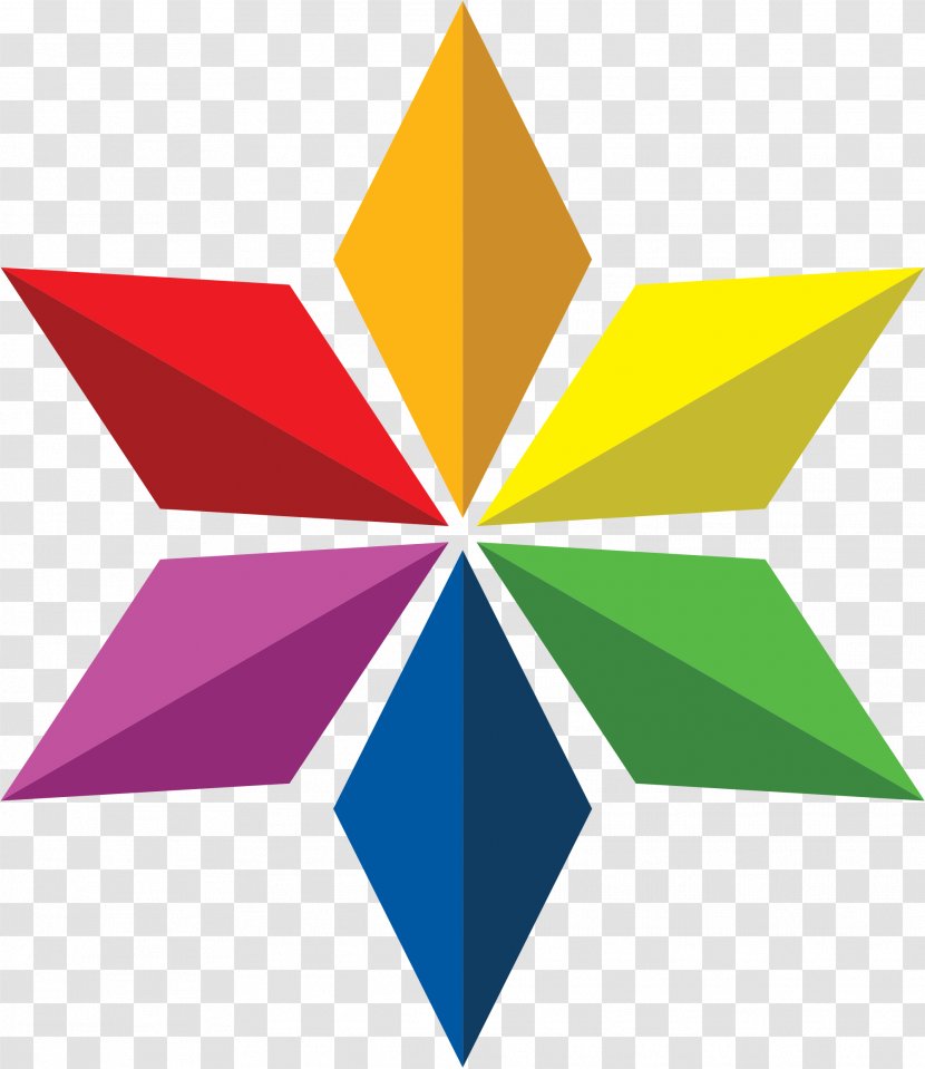 Five-pointed Star Hexagram - Mental Health First Aid - Rainbow Transparent PNG