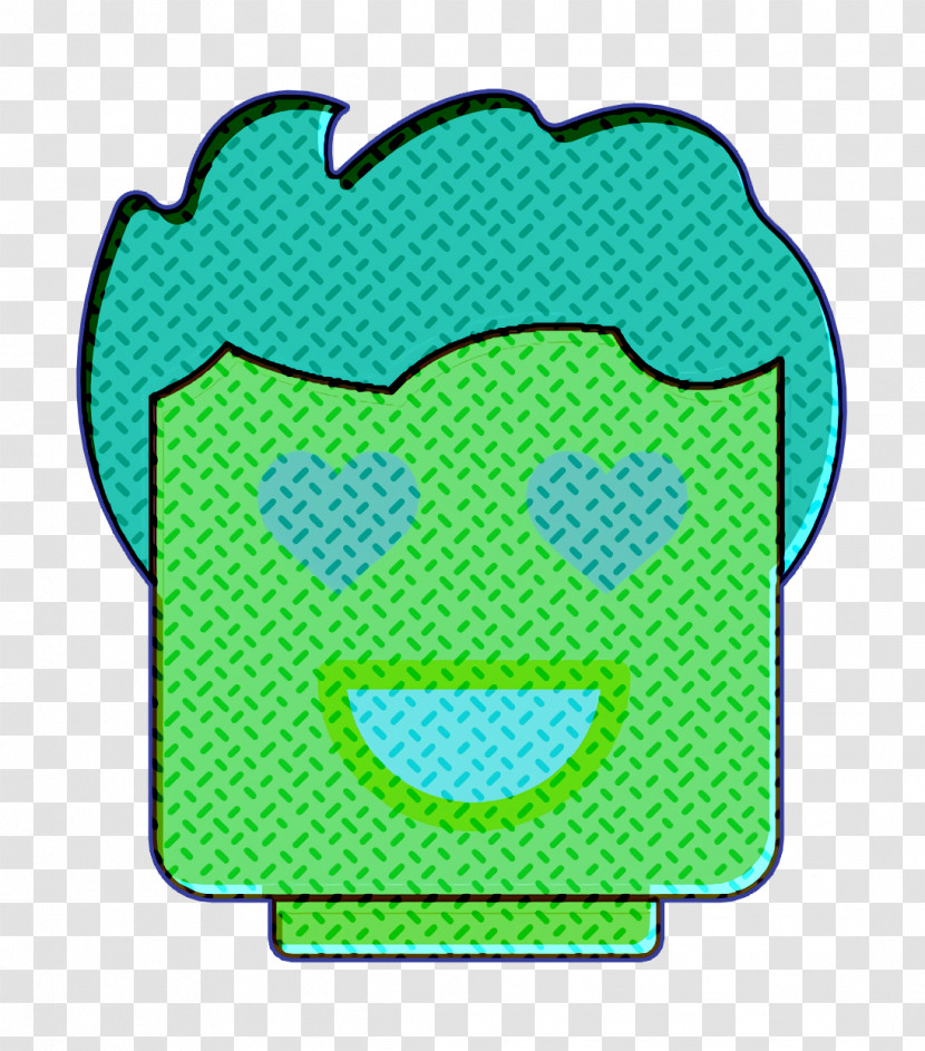 Emoticon Set Icon In Love Icon Lego Icon Transparent PNG