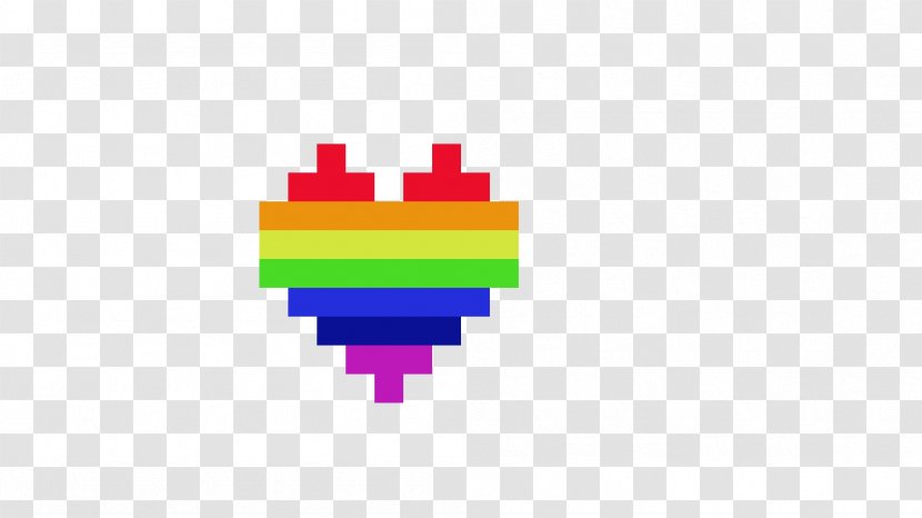 Pixel Art DeviantArt - Rainbow - Heart Transparent PNG