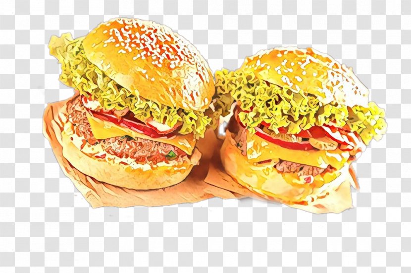 Hamburger - Food - Breakfast Sandwich Bun Transparent PNG