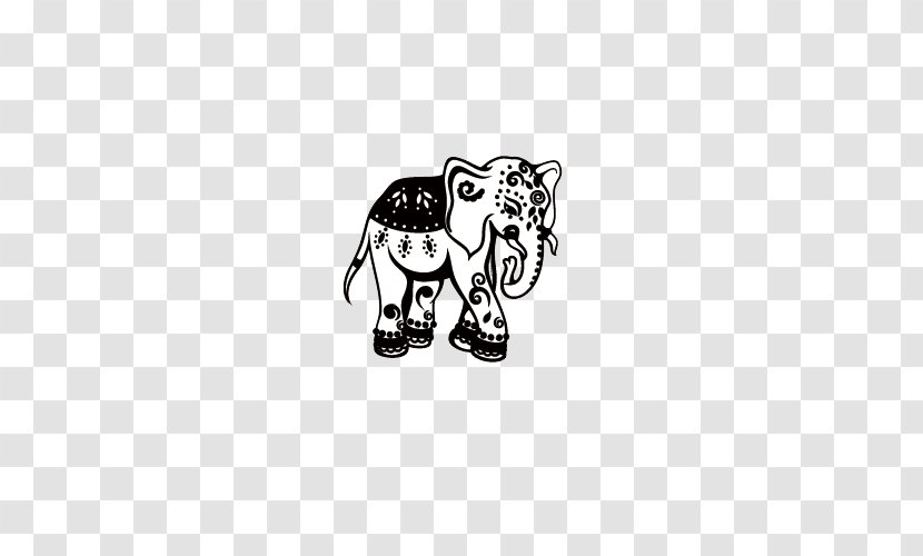 Dog Ganesha Elephant Ornament Sticker - Fictional Character - Printed Vector Transparent PNG