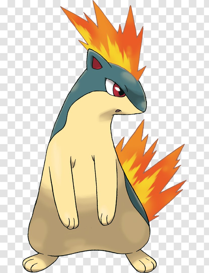 Pokémon HeartGold And SoulSilver Gold Silver Platinum Quilava Cyndaquil - Pokedex Transparent PNG
