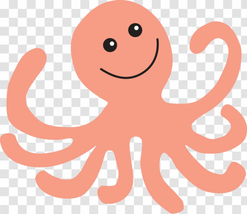 Clip Art Image Octopus Drawing - Frame - Baby Sea Life Transparent PNG