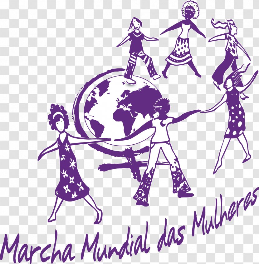March Of The Daisies Marche Mondiale Des Femmes Woman MMPT Movimento De Moradia Para Todos Secretaria Políticas As Mulheres Da Presidência República - Area Transparent PNG