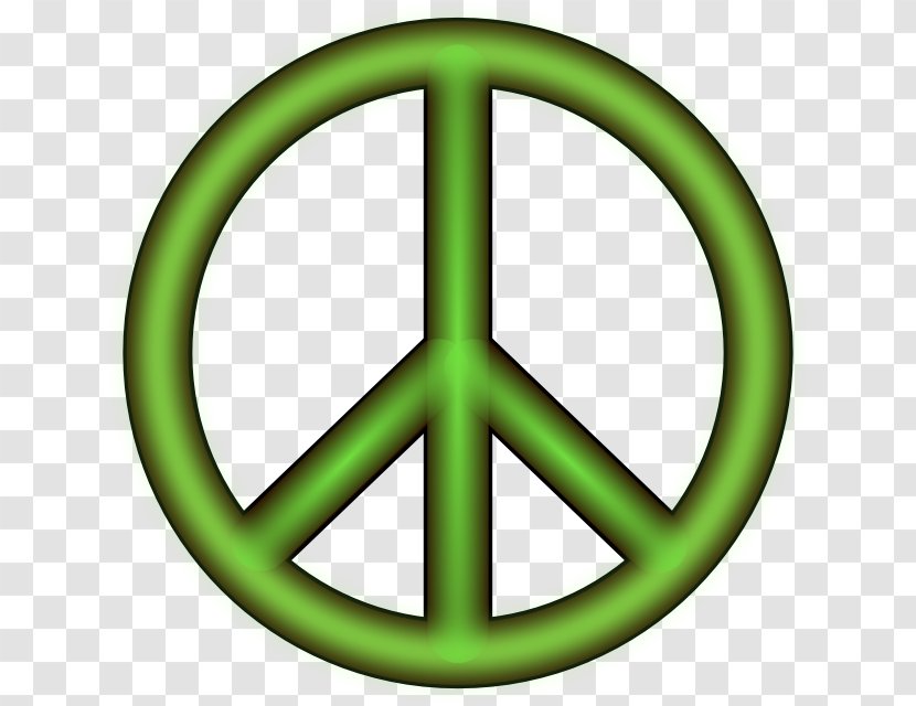Peace Symbols Clip Art - Green - Symbol Transparent PNG