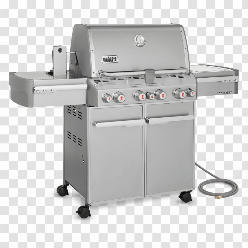 Barbecue Gasgrill Weber-Stephen Products Weber Summit S-470 Natural Gas - Kitchen Appliance Transparent PNG